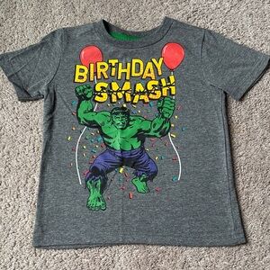 Gray Hulk Birthday Smash T-Shirt Size 3T